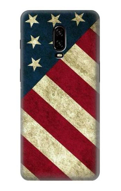 W3295 Drapeau national des États-Unis Etui Coque Housse et Flip Housse Cuir pour OnePlus 6T