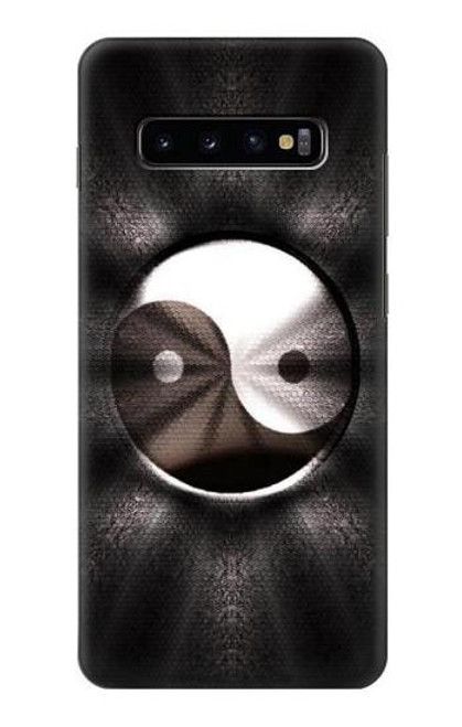 W3241 Yin Yang Symbole Etui Coque Housse et Flip Housse Cuir pour Samsung Galaxy S10 Plus