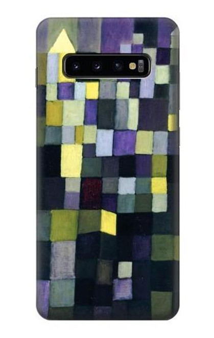 W3340 Architecture Paul Klee Etui Coque Housse et Flip Housse Cuir pour Samsung Galaxy S10 Plus