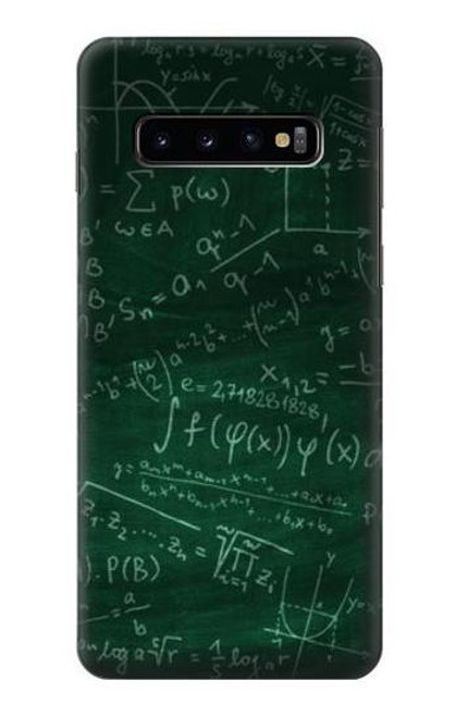 W3190 Formule Math Vertboard Etui Coque Housse et Flip Housse Cuir pour Samsung Galaxy S10