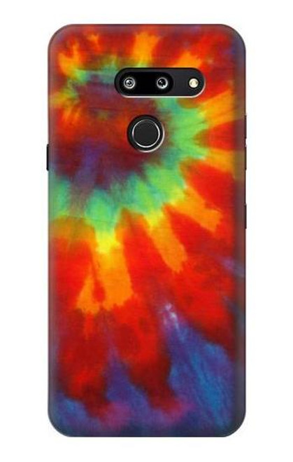 W2985 Coloré Tie Dye Texture Etui Coque Housse et Flip Housse Cuir pour LG G8 ThinQ