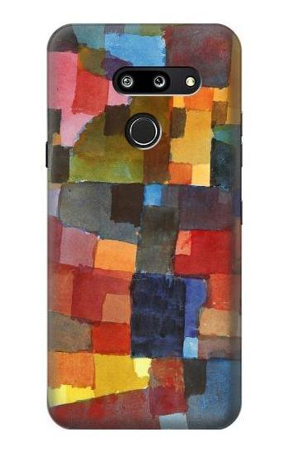 W3341 Paul Klee Raumarchitekturen Etui Coque Housse et Flip Housse Cuir pour LG G8 ThinQ