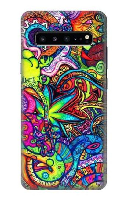 W3255 Motif Art coloré Etui Coque Housse et Flip Housse Cuir pour Samsung Galaxy S10 5G