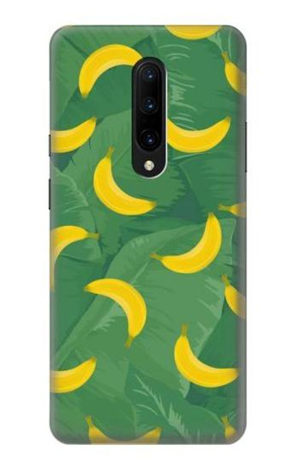 W3286 Motif banane Etui Coque Housse et Flip Housse Cuir pour OnePlus 7 Pro