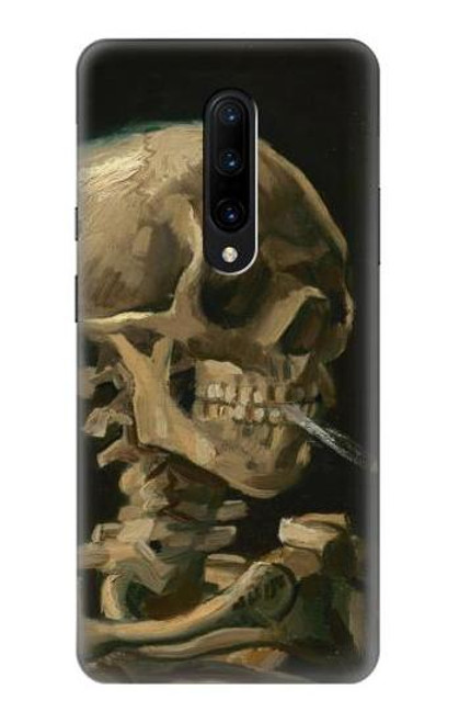 W3358 Vincent Van Gogh Skeleton cigarette Etui Coque Housse et Flip Housse Cuir pour OnePlus 7 Pro