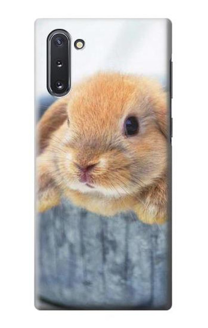 W0242 Lapin mignon Etui Coque Housse et Flip Housse Cuir pour Samsung Galaxy Note 10