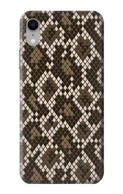 W3389 Seamless Serpent Motif graphique Peau Etui Coque Housse et Flip Housse Cuir pour iPhone XR