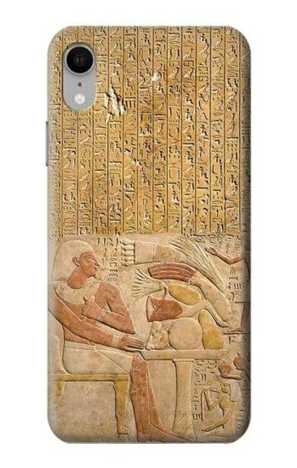 W3398 Egypte Stela Montouhotep Etui Coque Housse et Flip Housse Cuir pour iPhone XR