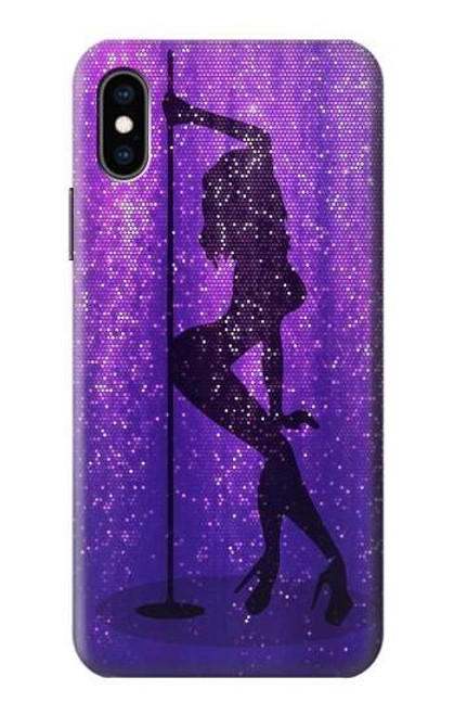 W3400 Pole Dance Etui Coque Housse et Flip Housse Cuir pour iPhone X, iPhone XS