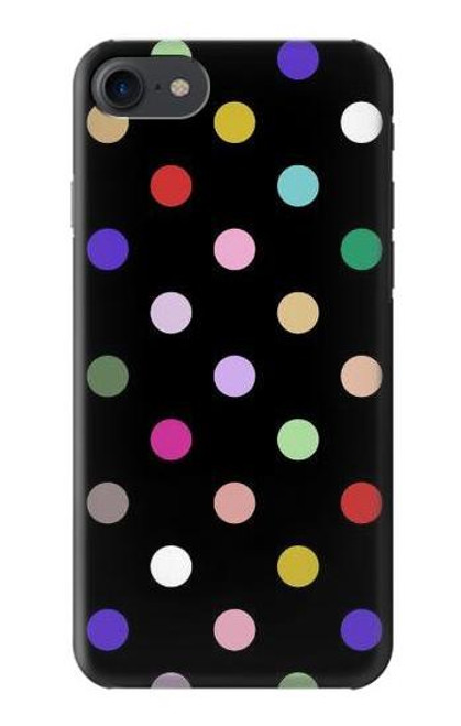 W3532 Coloré à pois Etui Coque Housse et Flip Housse Cuir pour iPhone 7, iPhone 8, iPhone SE (2020) (2022)