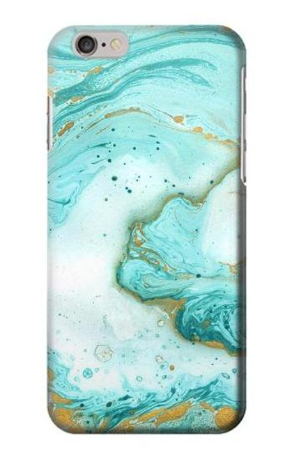 W3399 Vert Marbre Imprimer Graphique Etui Coque Housse et Flip Housse Cuir pour iPhone 6 Plus, iPhone 6s Plus