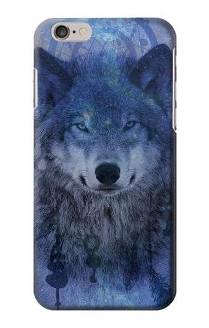 W3410 Loup Dream Catcher Etui Coque Housse et Flip Housse Cuir pour iPhone 6 Plus, iPhone 6s Plus