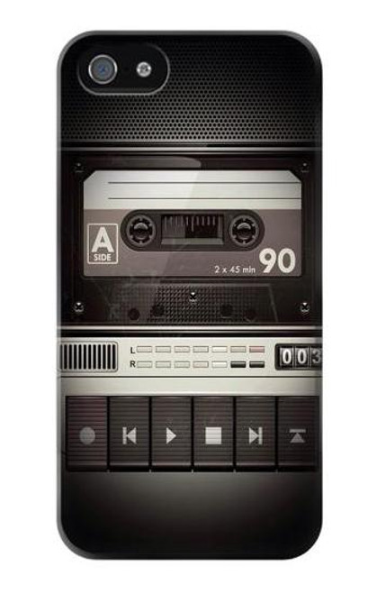 W3501 Lecteur cassette millésimé Etui Coque Housse et Flip Housse Cuir pour iPhone 4 4S