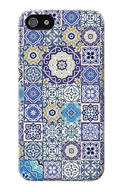 W3537 Motif marocain Mosaïque Etui Coque Housse et Flip Housse Cuir pour iPhone 4 4S