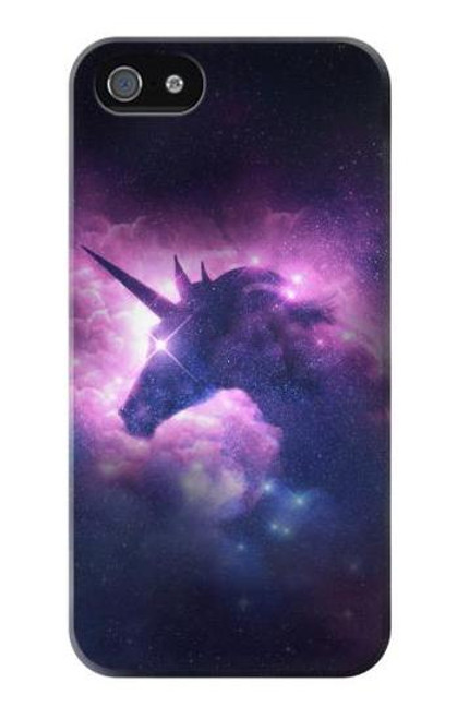 W3538 Licorne Galaxie Etui Coque Housse et Flip Housse Cuir pour iPhone 4 4S