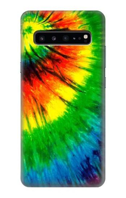 W3422 tie Dye Etui Coque Housse et Flip Housse Cuir pour Samsung Galaxy S10 5G