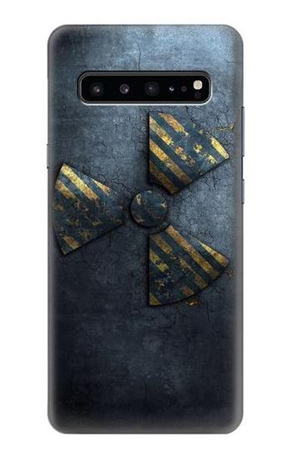 W3438 danger radioactif Etui Coque Housse et Flip Housse Cuir pour Samsung Galaxy S10 5G