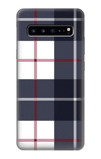 W3452 Plaid en tissu Etui Coque Housse et Flip Housse Cuir pour Samsung Galaxy S10 5G