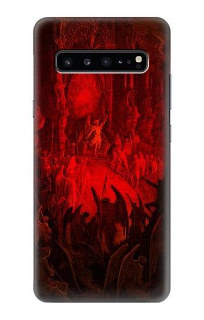 W3583 Paradis perdu Satan Etui Coque Housse et Flip Housse Cuir pour Samsung Galaxy S10 5G