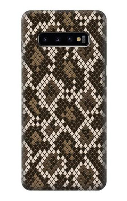 W3389 Seamless Serpent Motif graphique Peau Etui Coque Housse et Flip Housse Cuir pour Samsung Galaxy S10 Plus