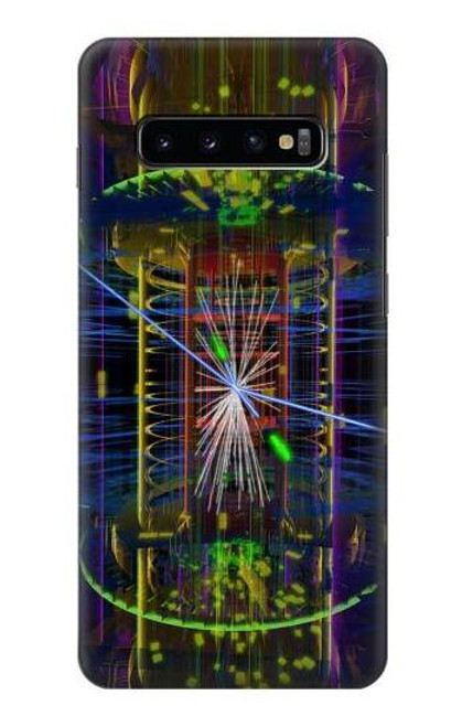 W3545 Collision de particules Quantiques Etui Coque Housse et Flip Housse Cuir pour Samsung Galaxy S10 Plus