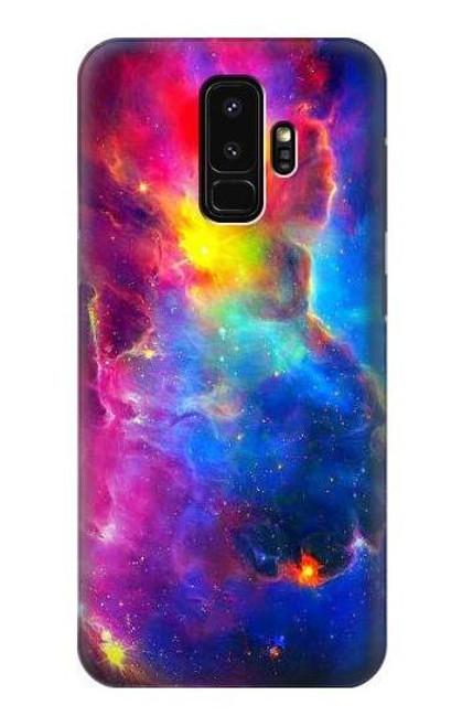 W3371 Ciel de nébuleuse Etui Coque Housse et Flip Housse Cuir pour Samsung Galaxy S9 Plus