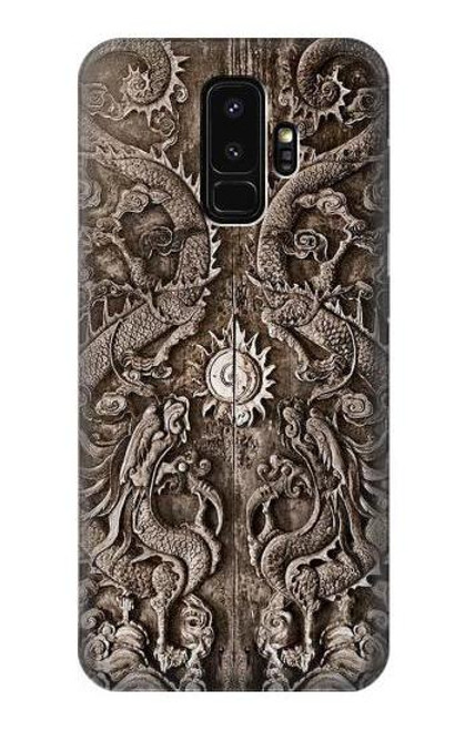 W3395 dragon Porte Etui Coque Housse et Flip Housse Cuir pour Samsung Galaxy S9 Plus