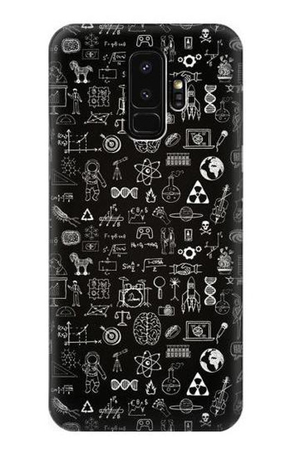 W3426 Noirboard sciences Etui Coque Housse et Flip Housse Cuir pour Samsung Galaxy S9 Plus