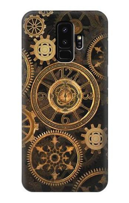 W3442 vitesse d'horloge Etui Coque Housse et Flip Housse Cuir pour Samsung Galaxy S9 Plus