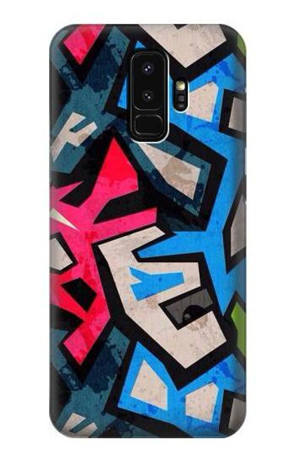 W3445 Art Graffiti rue Etui Coque Housse et Flip Housse Cuir pour Samsung Galaxy S9 Plus