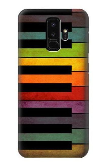 W3451 Piano coloré Etui Coque Housse et Flip Housse Cuir pour Samsung Galaxy S9 Plus