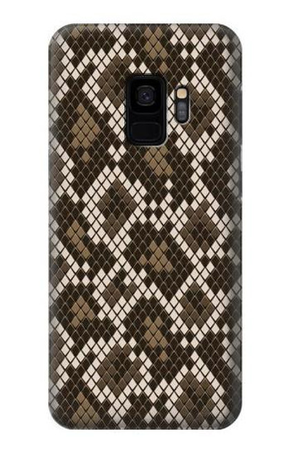 W3389 Seamless Serpent Motif graphique Peau Etui Coque Housse et Flip Housse Cuir pour Samsung Galaxy S9