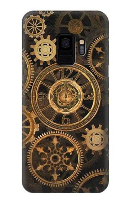 W3442 vitesse d'horloge Etui Coque Housse et Flip Housse Cuir pour Samsung Galaxy S9