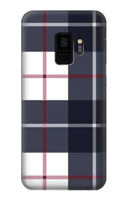 W3452 Plaid en tissu Etui Coque Housse et Flip Housse Cuir pour Samsung Galaxy S9