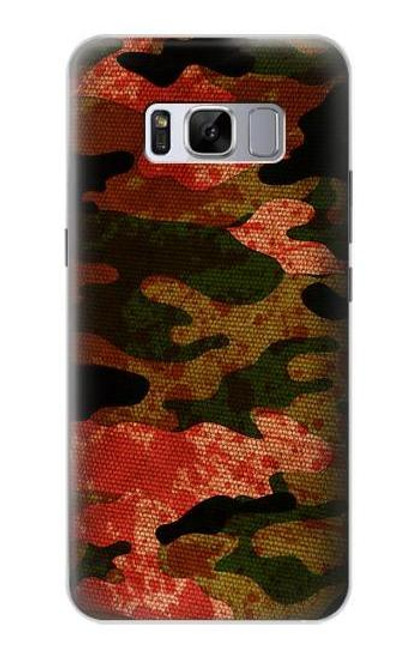 W3393 Camouflage sang Splatter Etui Coque Housse et Flip Housse Cuir pour Samsung Galaxy S8 Plus