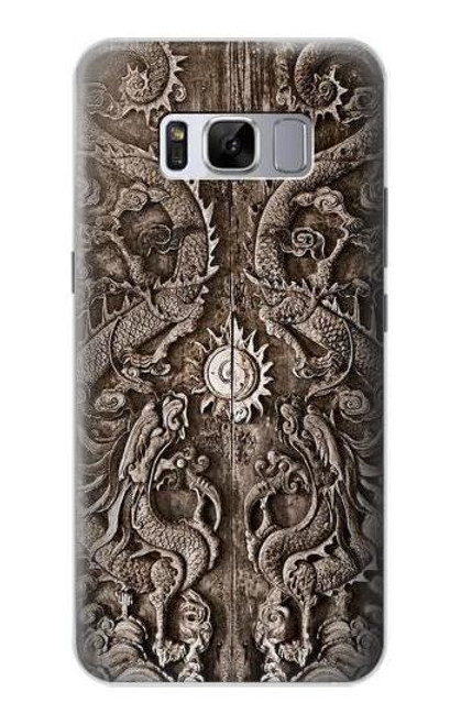 W3395 dragon Porte Etui Coque Housse et Flip Housse Cuir pour Samsung Galaxy S8 Plus