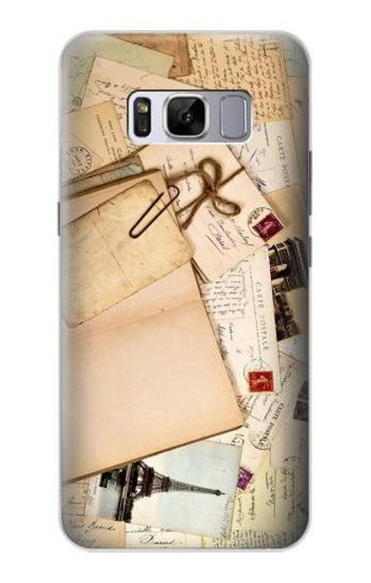 W3397 cartes postales souvenirs Etui Coque Housse et Flip Housse Cuir pour Samsung Galaxy S8 Plus