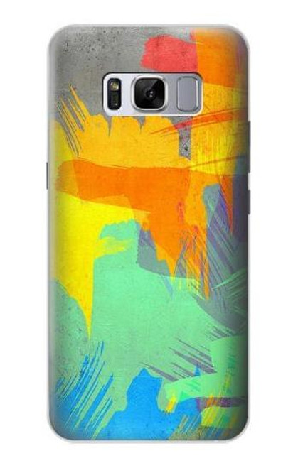 W3423 Coup de pinceau Etui Coque Housse et Flip Housse Cuir pour Samsung Galaxy S8 Plus