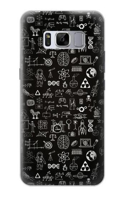 W3426 Noirboard sciences Etui Coque Housse et Flip Housse Cuir pour Samsung Galaxy S8 Plus