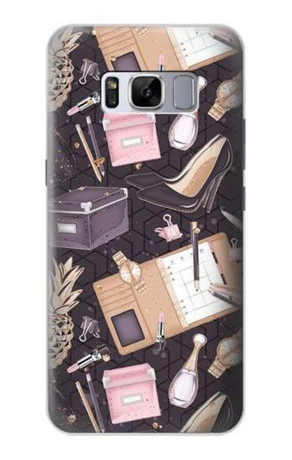 W3448 Mode Etui Coque Housse et Flip Housse Cuir pour Samsung Galaxy S8 Plus