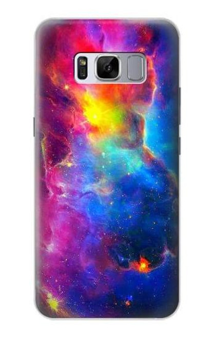 W3371 Ciel de nébuleuse Etui Coque Housse et Flip Housse Cuir pour Samsung Galaxy S8