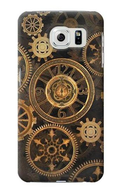 W3442 vitesse d'horloge Etui Coque Housse et Flip Housse Cuir pour Samsung Galaxy S6