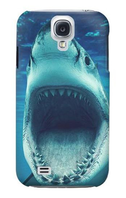 W3548 Requin-tigre Etui Coque Housse et Flip Housse Cuir pour Samsung Galaxy S4