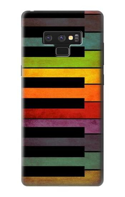 W3451 Piano coloré Etui Coque Housse et Flip Housse Cuir pour Note 9 Samsung Galaxy Note9