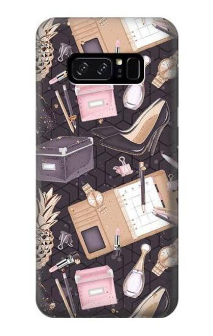 W3448 Mode Etui Coque Housse et Flip Housse Cuir pour Note 8 Samsung Galaxy Note8