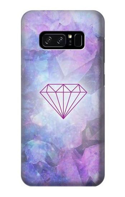 W3455 diamant Etui Coque Housse et Flip Housse Cuir pour Note 8 Samsung Galaxy Note8