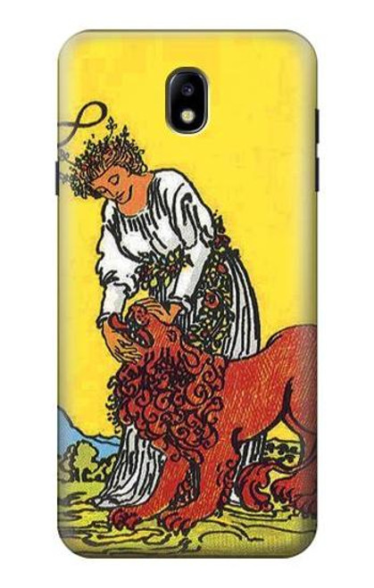 W3458 Force de carte de tarot Etui Coque Housse et Flip Housse Cuir pour Samsung Galaxy J7 (2018), J7 Aero, J7 Top, J7 Aura, J7 Crown, J7 Refine, J7 Eon, J7 V 2nd Gen, J7 Star