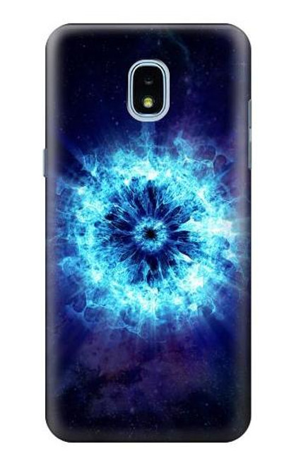 W3549 explosion onde de choc Etui Coque Housse et Flip Housse Cuir pour Samsung Galaxy J3 (2018), J3 Star, J3 V 3rd Gen, J3 Orbit, J3 Achieve, Express Prime 3, Amp Prime 3