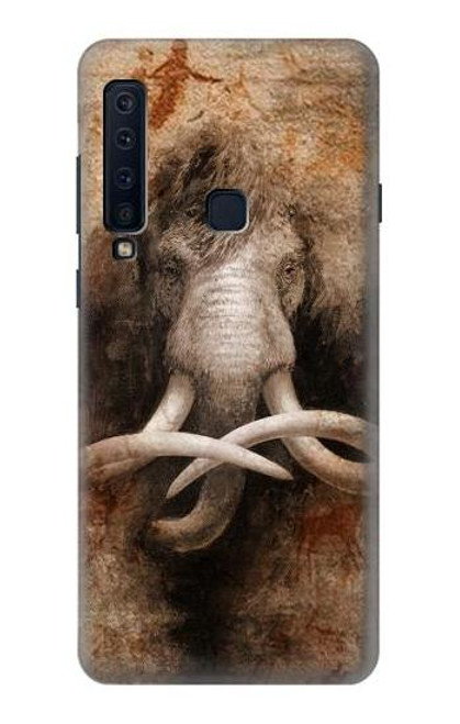 W3427 Mammoth Ancient Art la Grotte Etui Coque Housse et Flip Housse Cuir pour Samsung Galaxy A9 (2018), A9 Star Pro, A9s