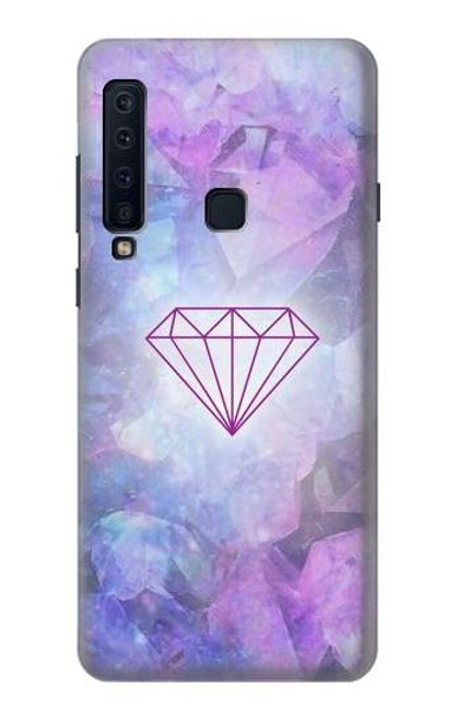 W3455 diamant Etui Coque Housse et Flip Housse Cuir pour Samsung Galaxy A9 (2018), A9 Star Pro, A9s